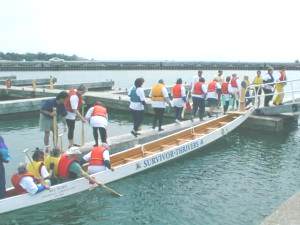 Crew disembarks